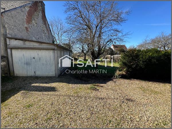 Maison, 2 chambres, jardin, garage