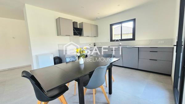 Maison de plain-pied  de 105 m² avec garage– Secteur Culoz