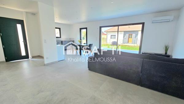 Maison de plain-pied  de 105 m² avec garage– Secteur Culoz