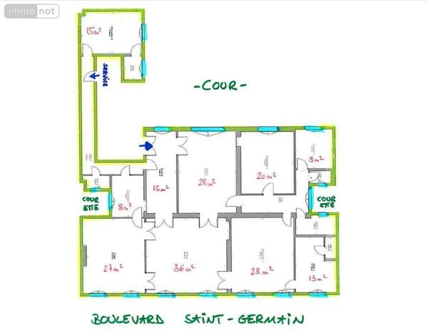 Achat - Appartement Paris 7e Arrondissement 75007 6 pièces 230 m 2