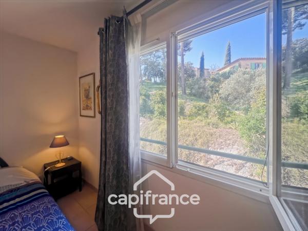 Appartement à vendre 4 pièces HYERES (83), Costebelle, Parc de la Luquette, Dernier étage, vue Mer. DOUBLE GARAGE.