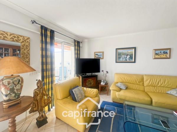 Appartement à vendre 4 pièces HYERES (83), Costebelle, Parc de la Luquette, Dernier étage, vue Mer. DOUBLE GARAGE.