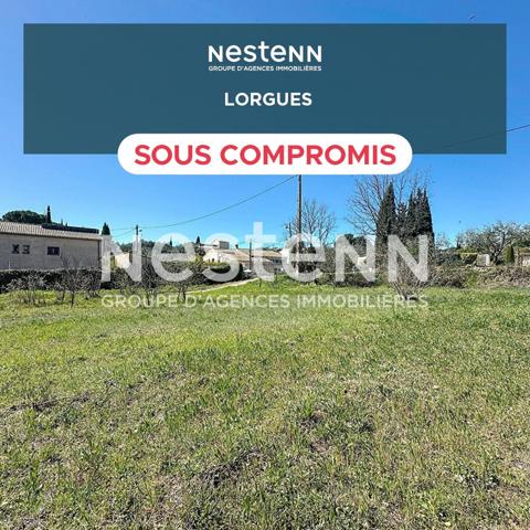 A VENDRE TERRAIN CONSTRUCTIBLE 700 m² LORGUES PROCHE VILLAGE