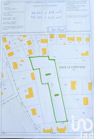 Terrain à vendre 4 024 m² Lussac-les-Châteaux