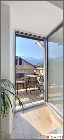 T2 de 2023 - Terrasse bois & vue montagnes