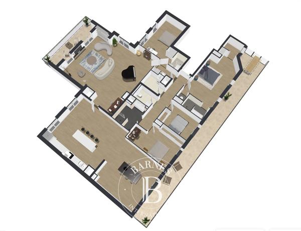 La Garenne-Colombes, Appartement 4 Chambres -  212 m² à vendre