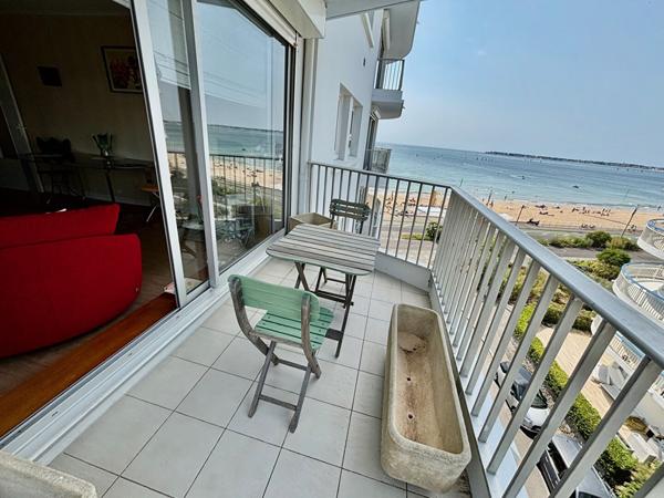 Appartement T1Bis La Baule Les Pins latéral mer