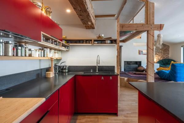 LYON 5 - Quai de Saône - Appartement de 122 m² rénové - Duplex - 2 chambres - Vue Saône et Croix-Rousse