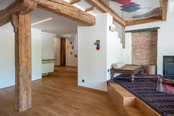 LYON 5 - Quai de Saône - Appartement de 122 m² rénové - Duplex - 2 chambres - Vue Saône et Croix-Rousse