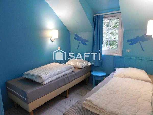 Maison cottage Center parcs de l'Ailette 3 chambres jardin lac