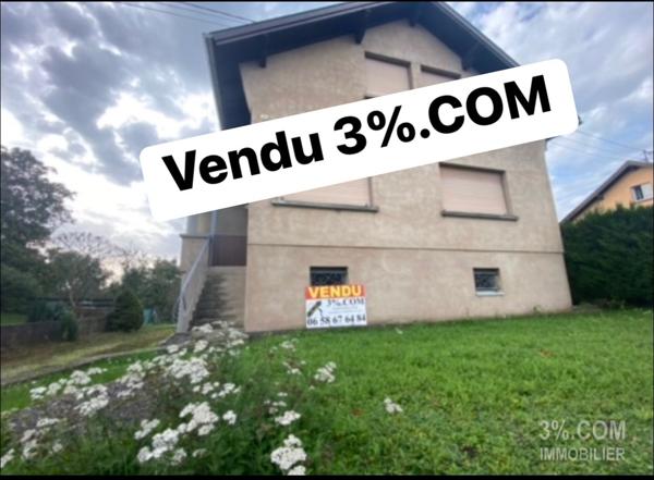 3%.COM Maison à rénover avec 2 chambres sur terrain de 5,92 ares  Wingersheim (67170)