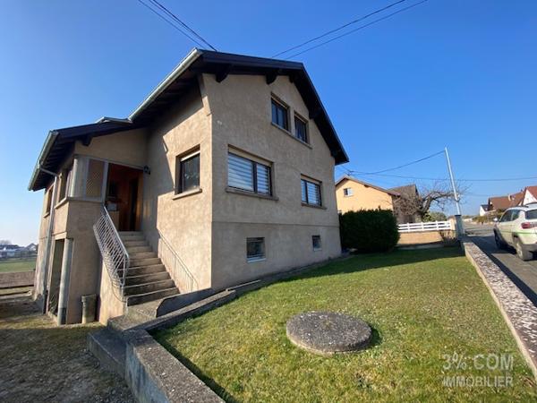 3%.COM Maison à rénover avec 2 chambres sur terrain de 5,92 ares  Wingersheim (67170)