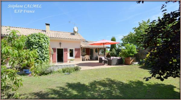 Maison plain-pied  130 m² - 3 chambres - Garage