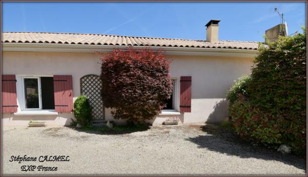 Maison plain-pied  130 m² - 3 chambres - Garage