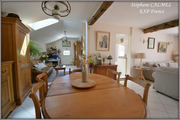 Maison plain-pied  130 m² - 3 chambres - Garage