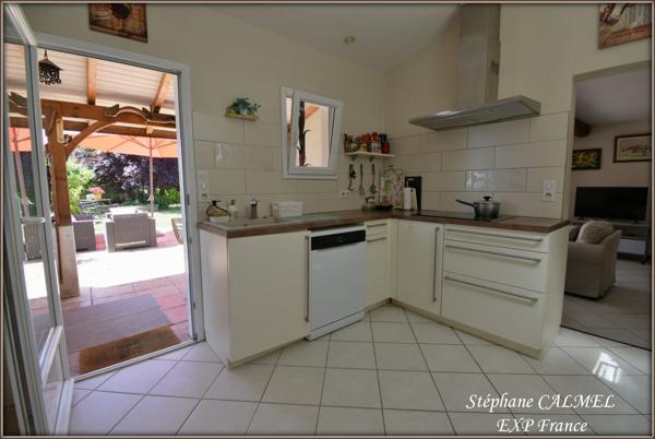 Maison plain-pied  130 m² - 3 chambres - Garage