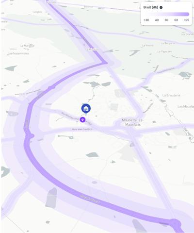 Moutiers-les-Mauxfaits (85540) Maison de plain-pied T5 de 103 m² - 3 chambres - Proximité commerces et école