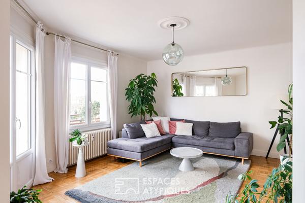 Ancien rénové avec balcon et vue dégagée à Jean Macé