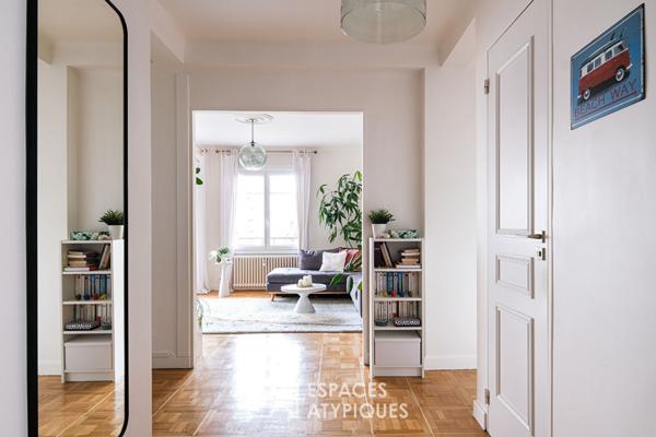 Ancien rénové avec balcon et vue dégagée à Jean Macé