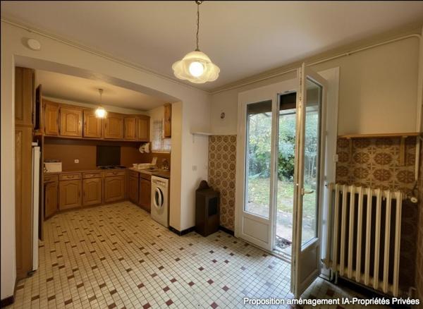 Ramonville, maison T6 à rénover avec garage et jardin