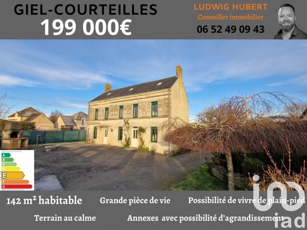 Maison traditionnelle 5 pièces de 142 m² à Giel-Courteilles (61210)