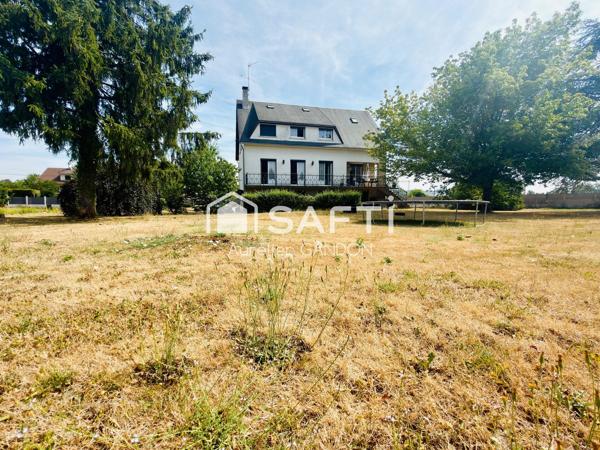 Maison T9 avec grand jardin