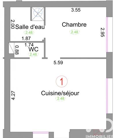 Appartement à vendre 2 pièces 40 m² Selles-sur-Cher