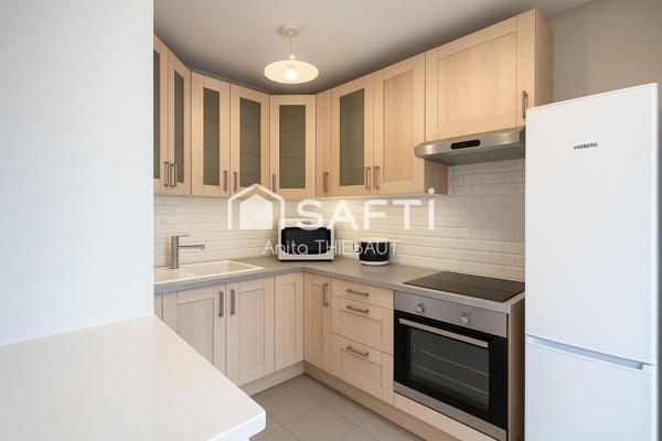 2 pièces 50m² avec terrasse, cave et garage