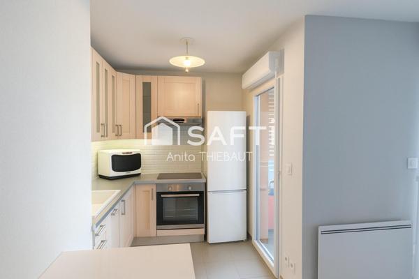 2 pièces 50m² avec terrasse, cave et garage