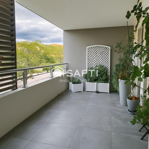 2 pièces 50m² avec terrasse, cave et garage