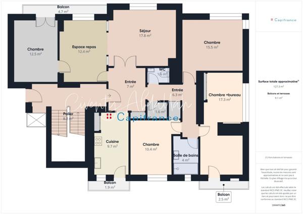 Appartement à vendre 6 pièces ALBERTVILLE (73)