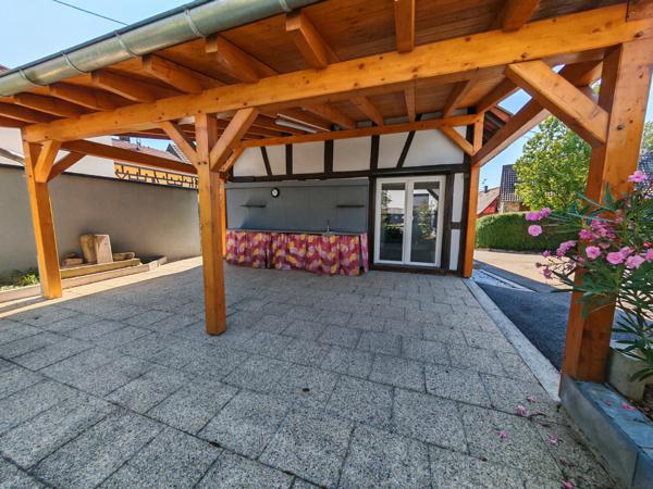 À louer – Maison alsacienne rénovée avec jardin, terrasse et 2 parking à Weyersheim