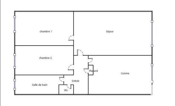 Appartement 3 pièces de 61 m² à Épinay-sur-Seine (93800)