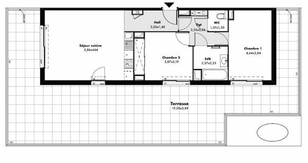 Appartement à vendre    3 pièces •    Marseille 8