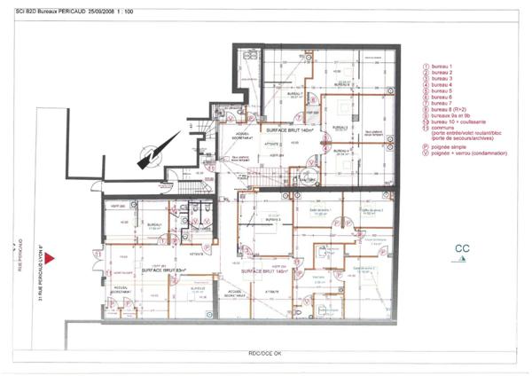 Maison médicale – ERP médical classe 5 – 551 m² – Lyon 8e – cabinets avec point d’eau – Prêt à exploiter