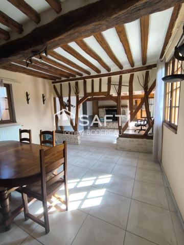 Maison en Colombages 107m2 sur Terrain de 4,7 ha