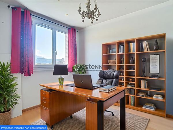 Appartement Grenoble 4 pièce(s) avec 3 chambres de 67 m2 avec vue sur les massifs