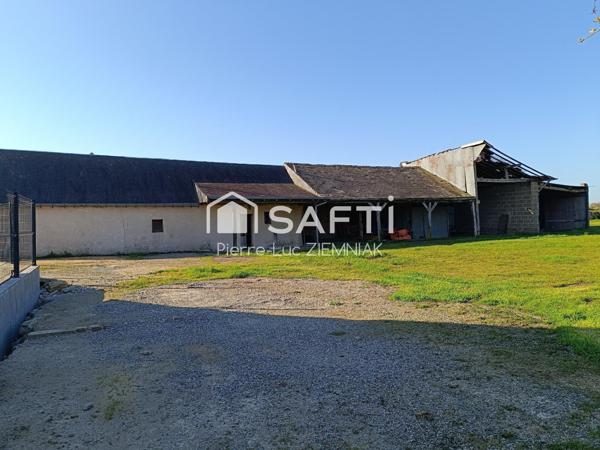 Terrain viabilisé de 4 071 m² + maison à réhabiliter