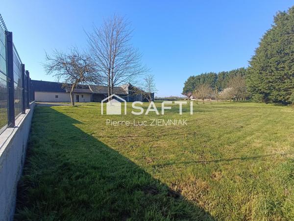 Terrain viabilisé de 4 071 m² + maison à réhabiliter