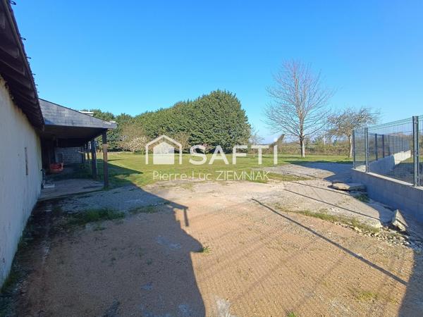 Terrain viabilisé de 4 071 m² + maison à réhabiliter