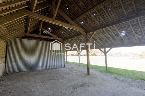 Terrain viabilisé de 4 071 m² + maison à réhabiliter