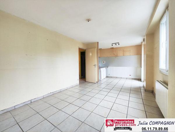 Maison 1 chambre 42 m²  garage jardin et grenier aménageable