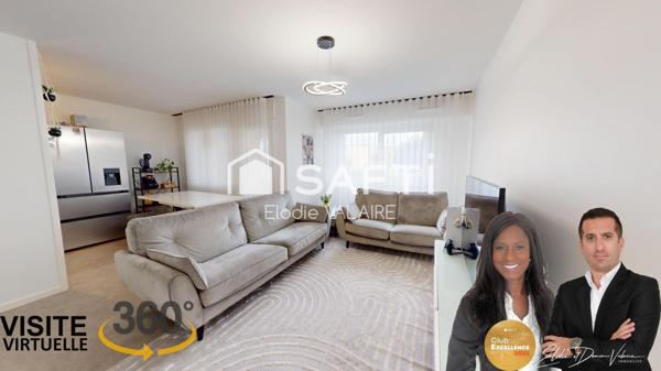 Appartement T2  53m² Villefontaine