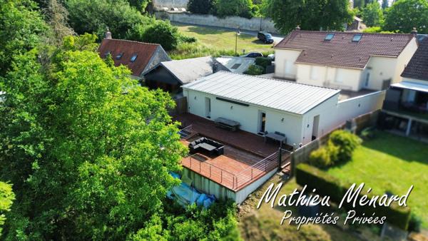 Maison de plain-pied de 56 m² sur 348 m² de terrain
