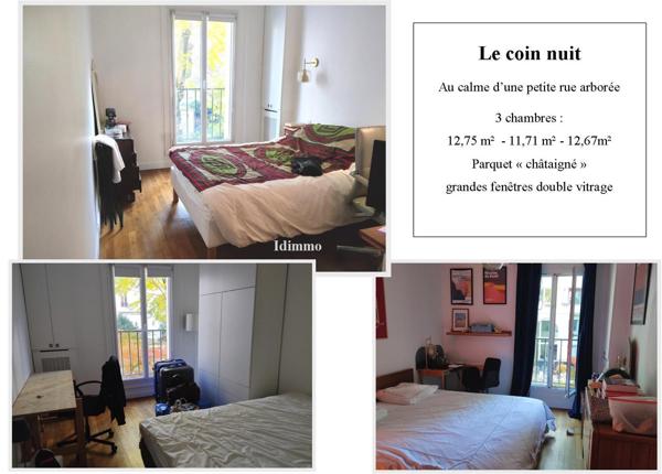 Appartement de standing T4 de 100m² petite copropriété 1er étage sans vis-à-vis Boulogne-Billancourt (92100)