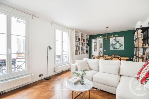 Appartement F2 à vendre  2 pièces - 47,56 m2 PARIS - 75010