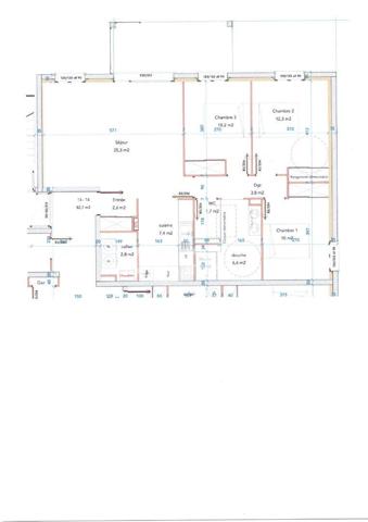 Appartement 4 pièces de 82.70 m² à Lescar