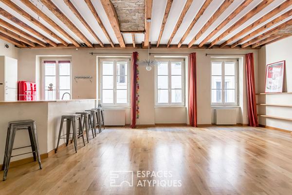 Duplex en dernier etage au coeur de la Préfecture