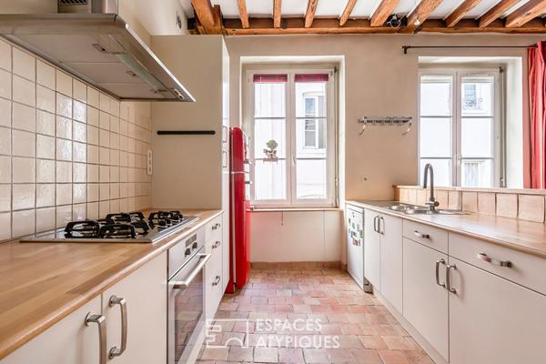 Duplex en dernier etage au coeur de la Préfecture