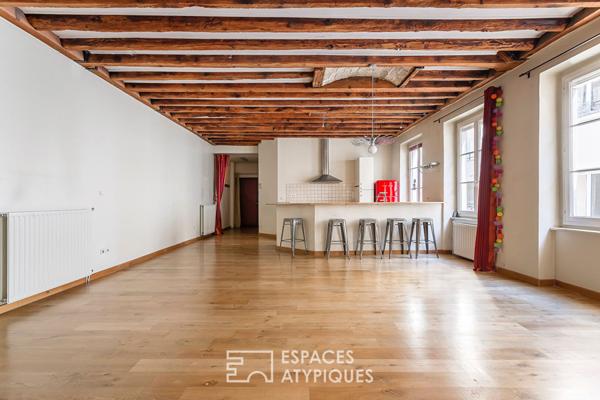 Duplex en dernier etage au coeur de la Préfecture